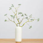 Branche de baies artificielles, 9 baies rouges et houx, décoration intérieure élégante, 70 cm