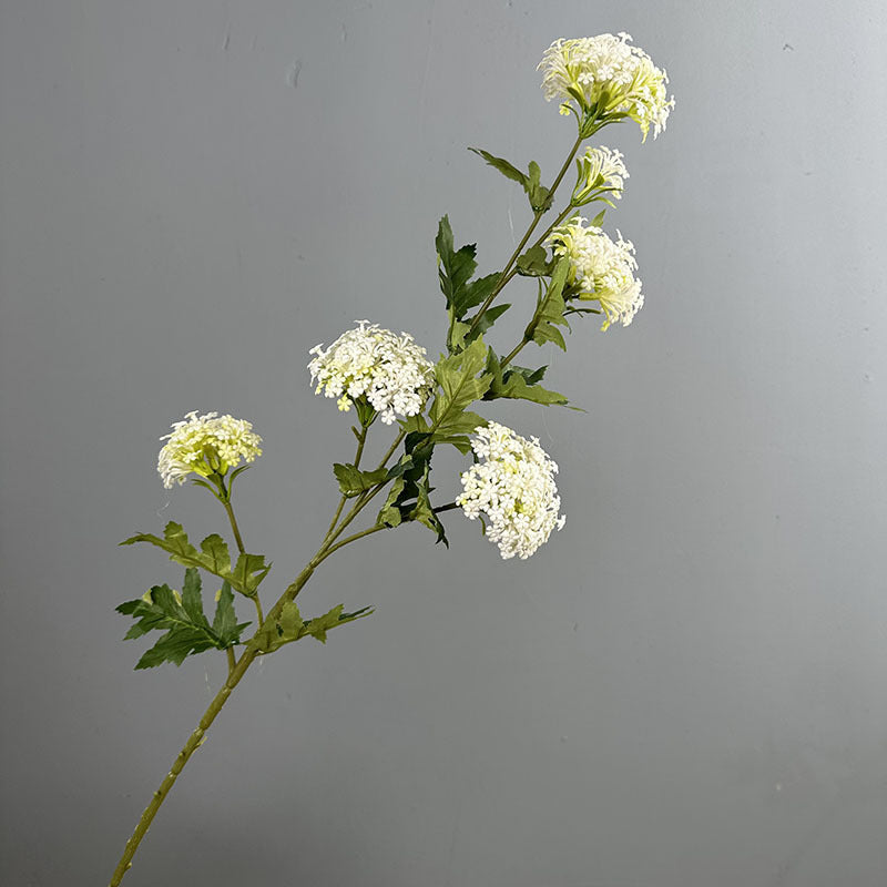 Bouquet de 6 fleurs d'hortensia en plastique, 85 cm, décoration intérieure élégante pour mariage, maison ou bureau