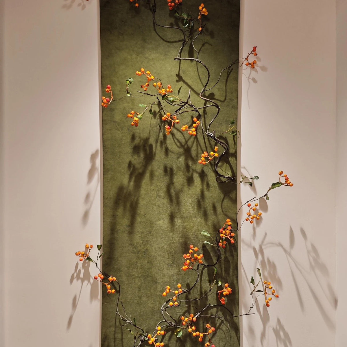 Guirlande de vigne artificielle en mousse, 130 cm, décoration murale élégante pour intérieur