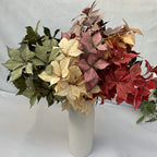 Feuille de Noisetier Artificielle, Tige Unique, 65 Feuilles, 100 cm, Velours, Décoration Élégante pour Mariage et Intérieur