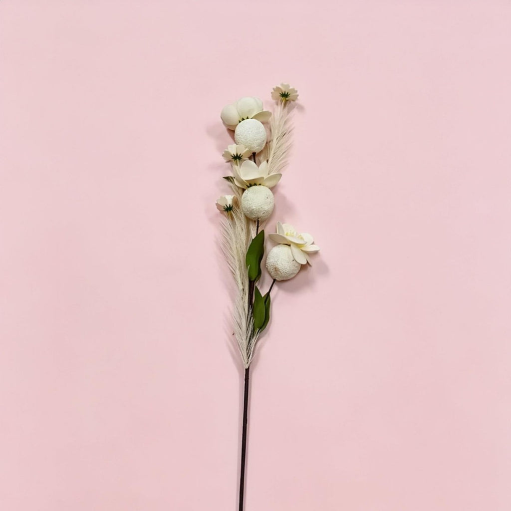 Magnolia artificiel en soie polyester, 3 fleurs, 50 cm, décoration intérieure, mariage, événement