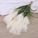 Tige artificielle Pampas 50 cm, décoration élégante pour mariage, maison, extérieur, couleur naturelle