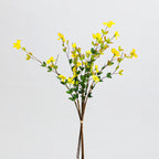 Bouquet de fleurs sauvages en polyester, 18 fleurs, 50 cm, décoration de table, mariage, maison