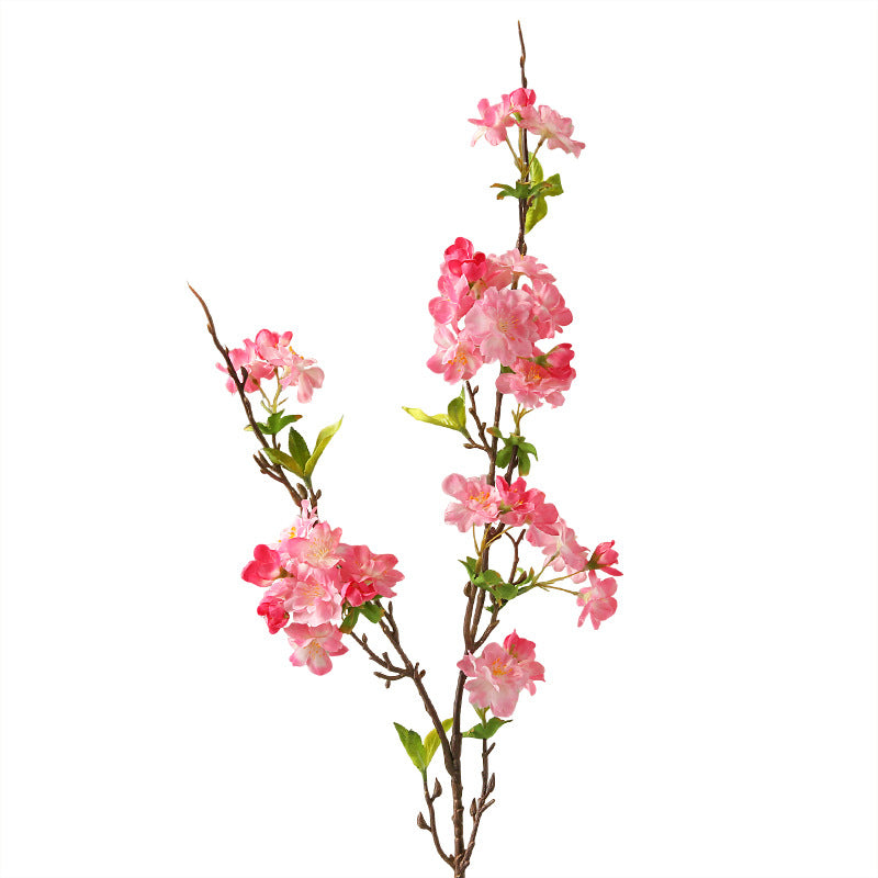 Fleur artificielle en soie synthétique, cerisier du Japon 'Sakura', tige unique avec 25 fleurs, 92 cm, décoration intérieure élégante