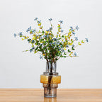 Bouquet de baies artificielles, 6 tiges avec 18 baies (50 cm), décoration intérieure style champêtre