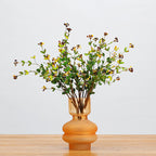 Bouquet de baies artificielles, 6 tiges avec 18 baies (50 cm), décoration intérieure style champêtre