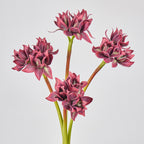 Fleur artificielle Clivia, décoration élégante pour intérieur, 3 fleurs, 56 cm