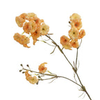 Fleur artificielle longue tige de Ipomée, décoration d'intérieur élégante, 83 cm, 21 fleurs, soie, idéale pour mariages, hôtels, cadeaux