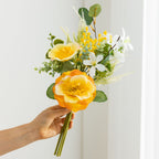 Bouquet de camélias artificiels en soie, 45 cm, décoration intérieure, mariage, événements, ins moderne, élégant