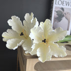 Tulipe artificielle en latex, tige unique, 68 cm, décoration intérieure/extérieure, mariage, événements