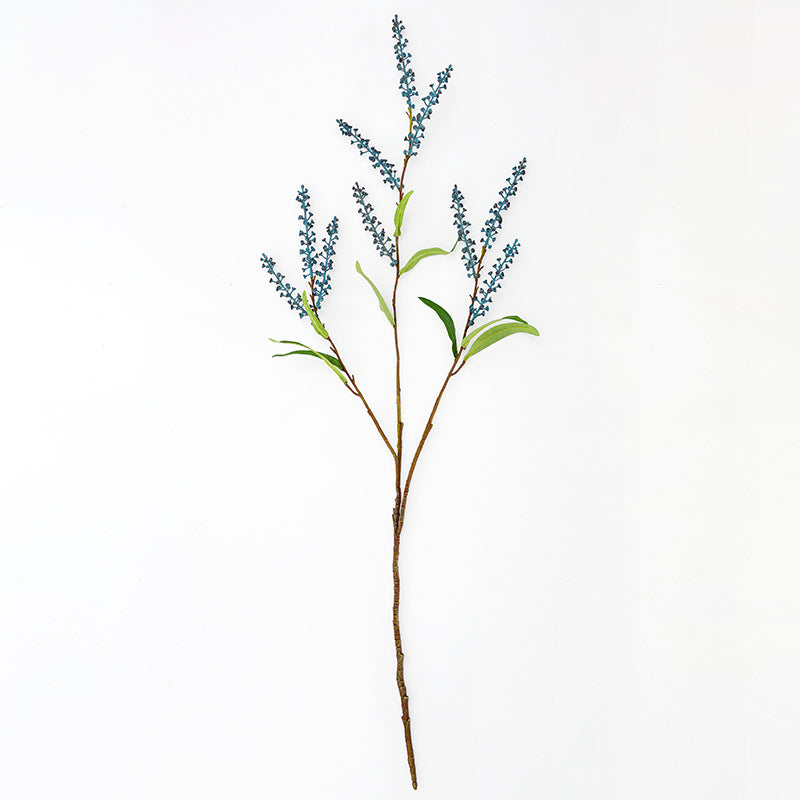 Branche artificielle sel et poivre, 110 cm, décoration intérieure élégante, mariage et événements