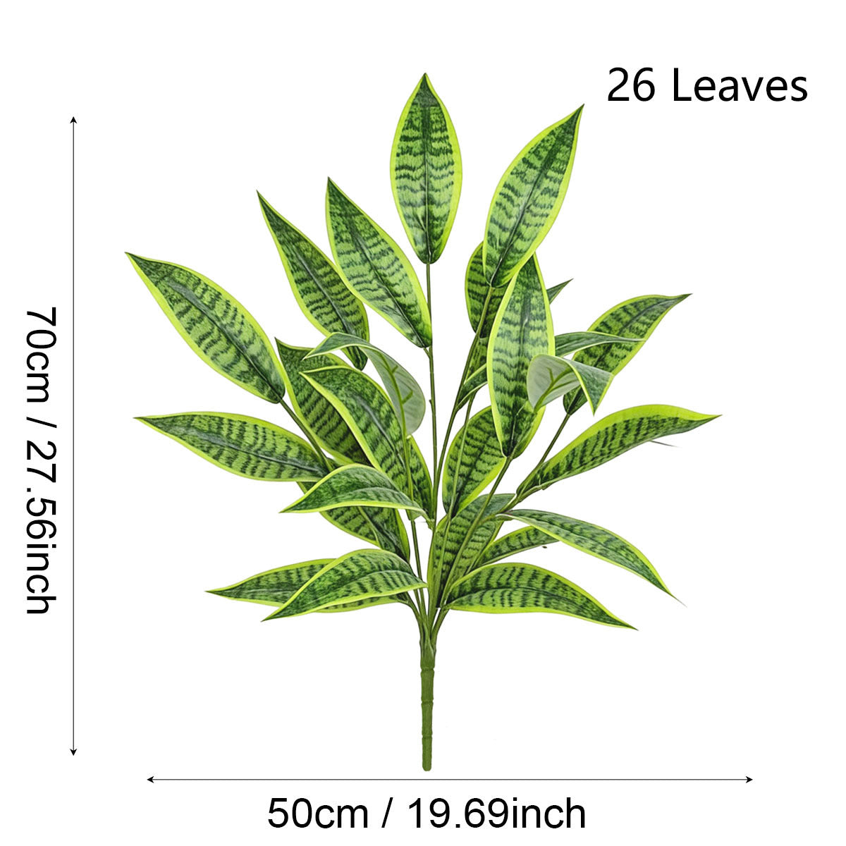 Plante artificielle Sansevieria, décoration intérieure élégante, 63 cm, style moderne nordique
