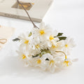 Bouquet de marguerites en polyester, 47 cm, idéal pour mariages et décoration intérieure