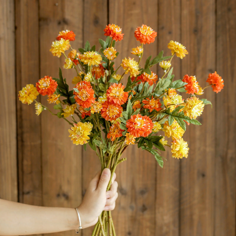 Fleurs artificielles marguerite, décoration intérieure et extérieure, 52 cm, idéal pour mariages, terrasses et espaces commerciaux