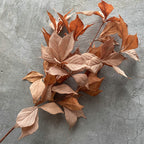 Feuille de Noisetier Artificielle, Tige Unique, 65 Feuilles, 100 cm, Velours, Décoration Élégante pour Mariage et Intérieur