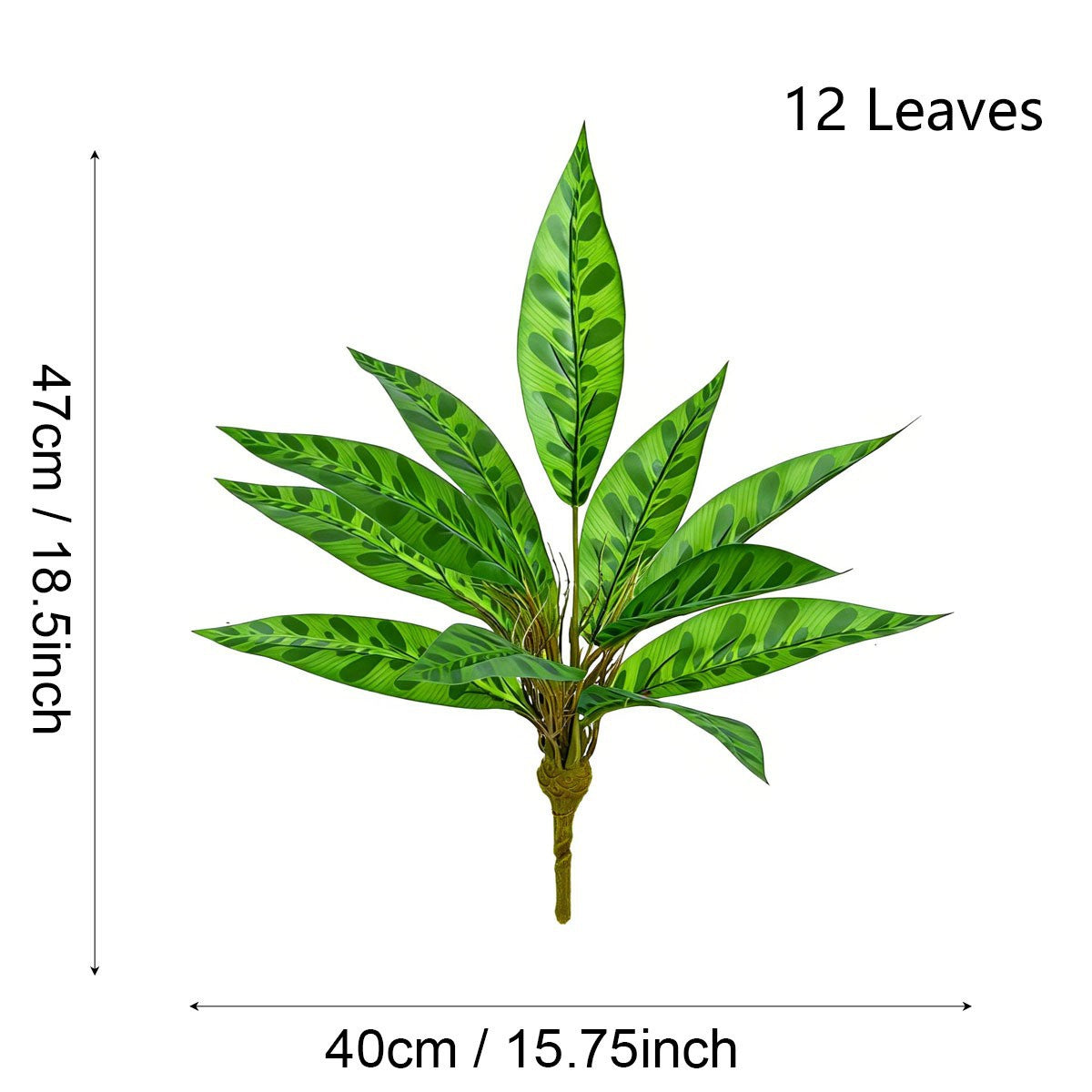 Plante Artificielle Croton, 40 cm, Plastique, Décoration Intérieure, Mariage, Bureau