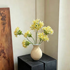 Fleur artificielle d'agapanthe, tige unique, 60 cm, décoration intérieure élégante