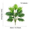 Plante Artificielle Palmier Areca et Ravenala, 53 cm, Décoration Intérieure Élégante
