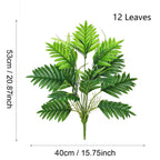 Plante Artificielle Palmier Areca et Ravenala, 53 cm, Décoration Intérieure Élégante