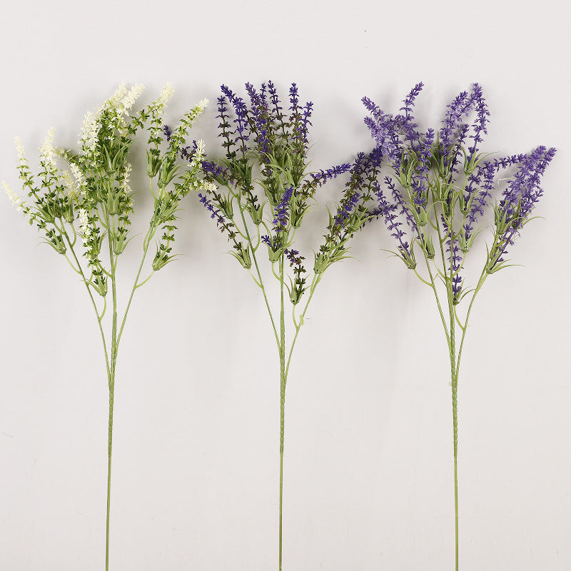 Branche de lavande artificielle 24 fleurs, 66 cm - Décoration intérieure extérieure, mariage, événements