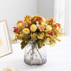 Bouquet de Roses Artificielles en Soie, 35 cm, Décoration d'Intérieur, Mariage, Événements, Cadeau