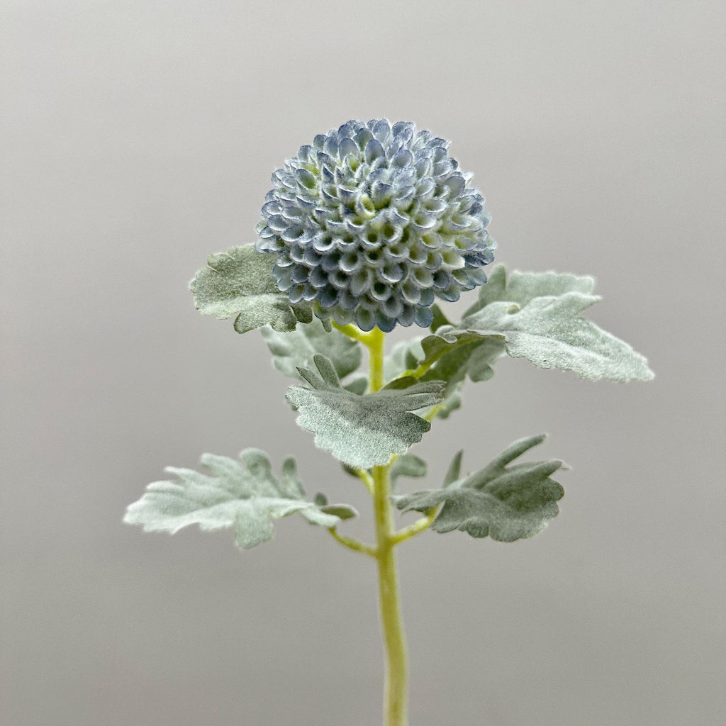 Fleur artificielle Chrysanthème Boule, Tige Unique, 37 cm, Polyester Soie, Décoration Intérieure, Mariage, Bureau