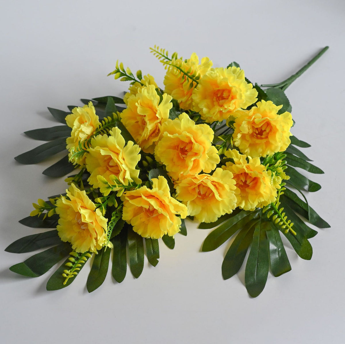 Bouquet de 12 pivoines en soie artificielle, 52 cm, décoration intérieure pour mariage, maison ou hôtel