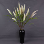 Branche de roseaux artificiels en tissu soyeux, 101 cm, décoration intérieure et extérieure, mariage, événement