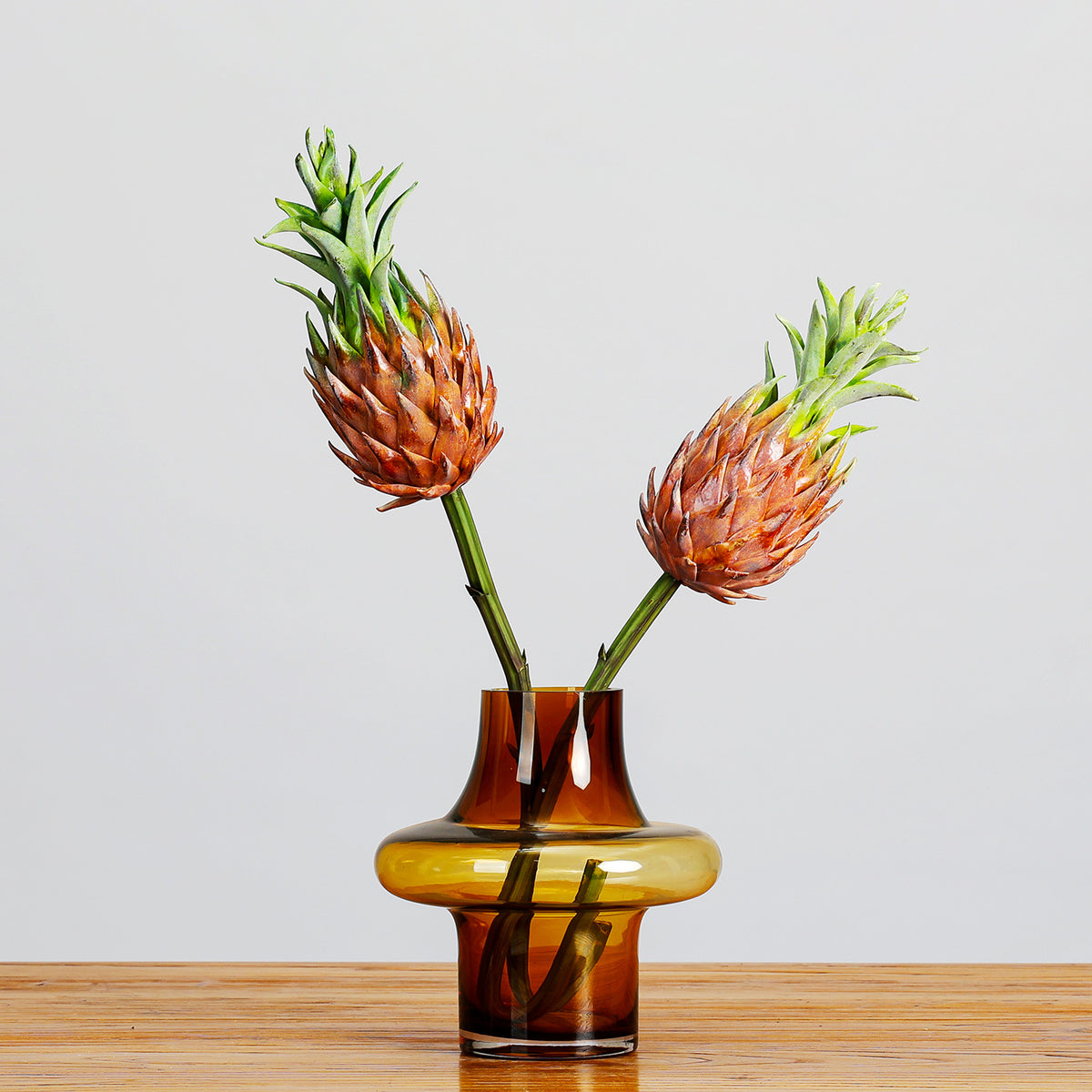 Plante artificielle tropicale, tête d'ananas, tige courte de 30 cm, décor élégant pour maison, mariage ou commerce