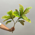 Plante Artificielle Croton, 64 cm, Décoration Intérieure et Extérieure, Style Nordique et Champêtre