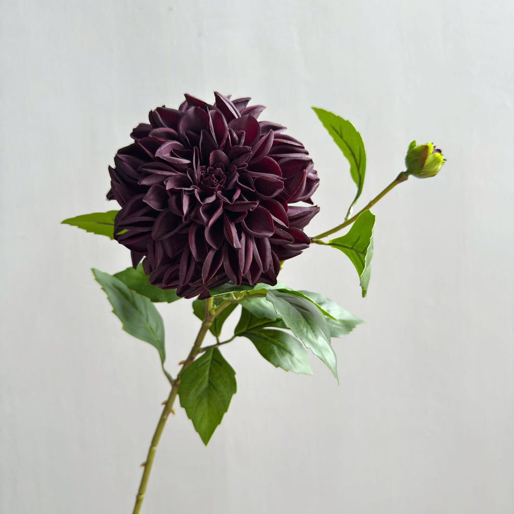 Fleurs artificielles Dahlias et Marguerites, 66 cm, tissu soyeux, décoration intérieure, chic et élégant