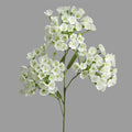 Fleur artificielle en soie polyester, tige unique avec 3 fleurs d'œillet, 72 cm, pour décoration intérieure et événements