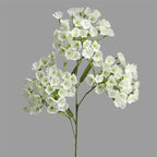 Fleur artificielle en soie polyester, tige unique avec 3 fleurs d'œillet, 72 cm, pour décoration intérieure et événements