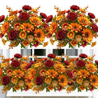 Bouquet de tournesols artificiels, 6 fleurs, 32 cm, décoration intérieure, mariage, ins moderne