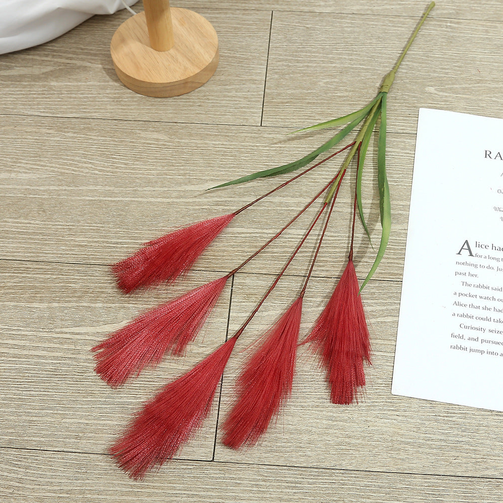 Tige artificielle Pampas 50 cm, décoration élégante pour mariage, maison, extérieur, couleur naturelle