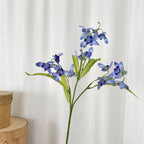 Fleur artificielle orchidée Cymbidium, tige unique, 50 cm, décoration intérieure élégante