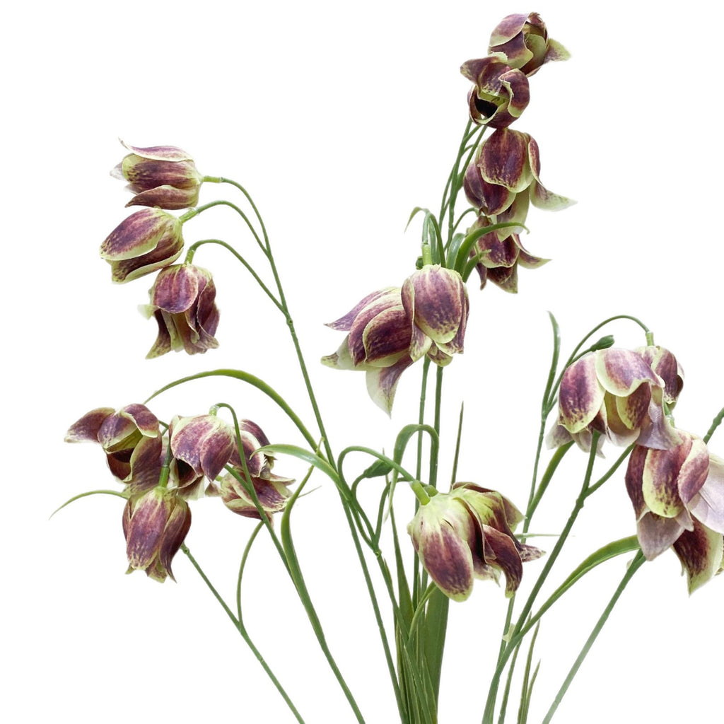 Fausse fleur de fritillaire, bouquet de 5 fleurs, 70 cm, idéal pour mariages et décoration intérieure