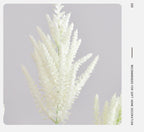 Fleur artificielle Astilbe, tige unique avec 3 fleurs, 103 cm, décoration intérieure élégante