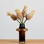 Plante artificielle tropicale, tête d'ananas, tige courte de 30 cm, décor élégant pour maison, mariage ou commerce