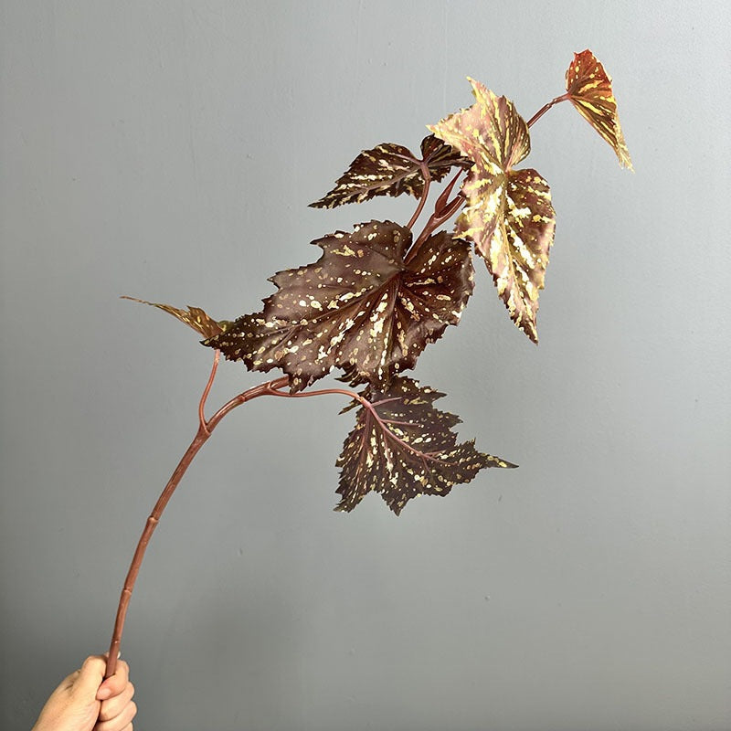 Bouquet de bégonias artificiels, 71 cm, décoration élégante pour mariage, événements et intérieur