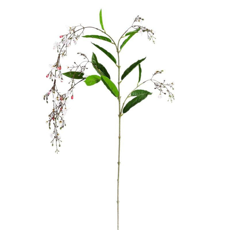 Guirlande de jasmin artificiel en polyester, 120 cm, décoration intérieure élégante