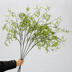 Plante Artificielle Feuillage Persan, Tige Unique de 116 cm, Décoration Intérieure Élégante