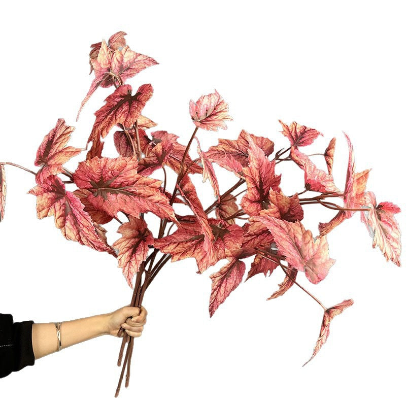 Bouquet de bégonias artificiels, 71 cm, décoration élégante pour mariage, événements et intérieur