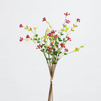 Bouquet de baies artificielles, 6 tiges avec 18 baies (50 cm), décoration intérieure style champêtre