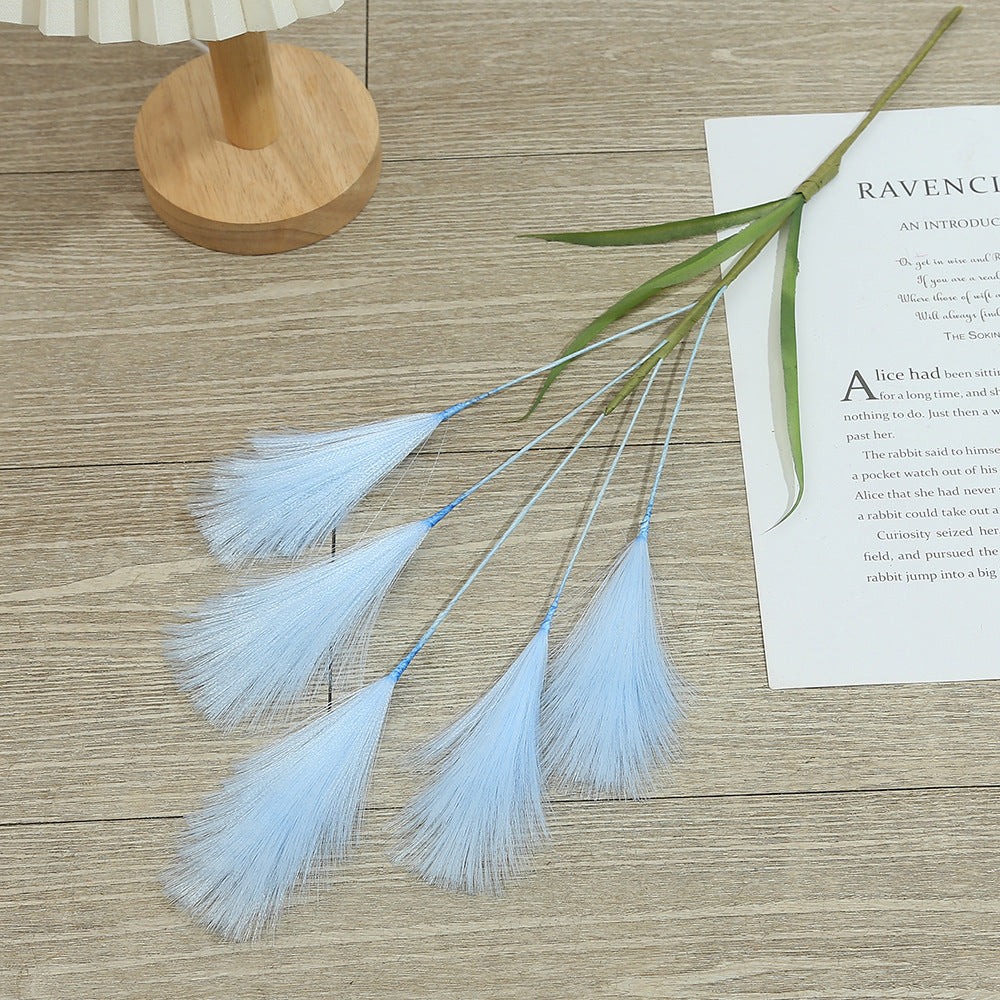 Tige artificielle Pampas 50 cm, décoration élégante pour mariage, maison, extérieur, couleur naturelle