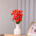 Bouquet de fleurs artificielles Pittosporum (25 cm), décoration élégante pour mariage, maison et espaces commerciaux