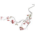 Guirlande de vigne artificielle en mousse, 130 cm, décoration murale élégante pour intérieur