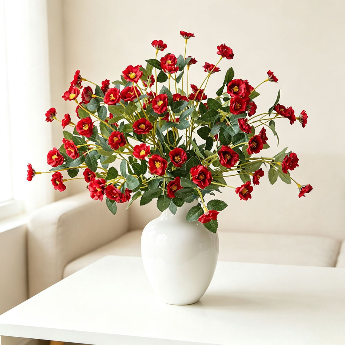 Bouquet de roses artificielles haut de gamme, 37 cm, décoration intérieure extérieure, mariage, événement, cadeau, style français vintage