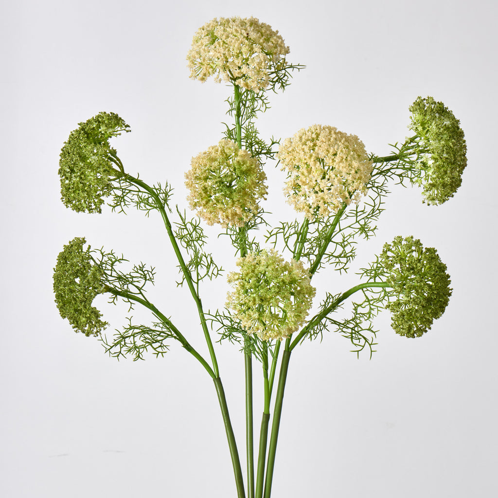 Fleurs artificielles en dentelle, bouquet de 2 fleurs, 73 cm, décoration intérieure, mariage, bureau