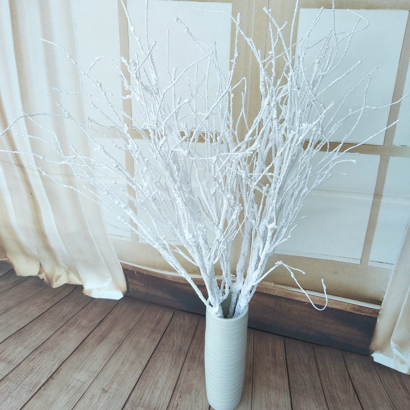 Branche de Corail Artificielle, 100 cm, Une Tige avec 3 Rameaux, Décoration Intérieure, Mariage, Bureau